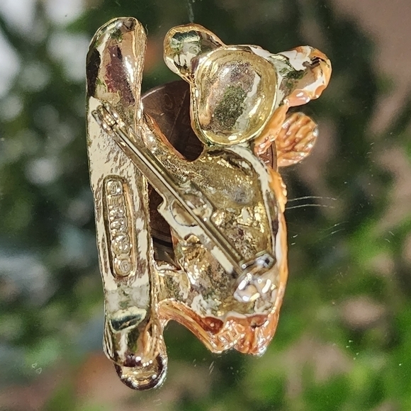 Gerrys' Vintage Koala Bear Brooch on Tree Branch Darling! CUTE - Picture 4 of 6